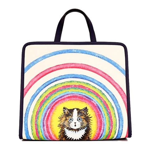 gucci louis wain|NEW GUCCI JUNIOR Coated Canvas LOUIS WAIN CAT .